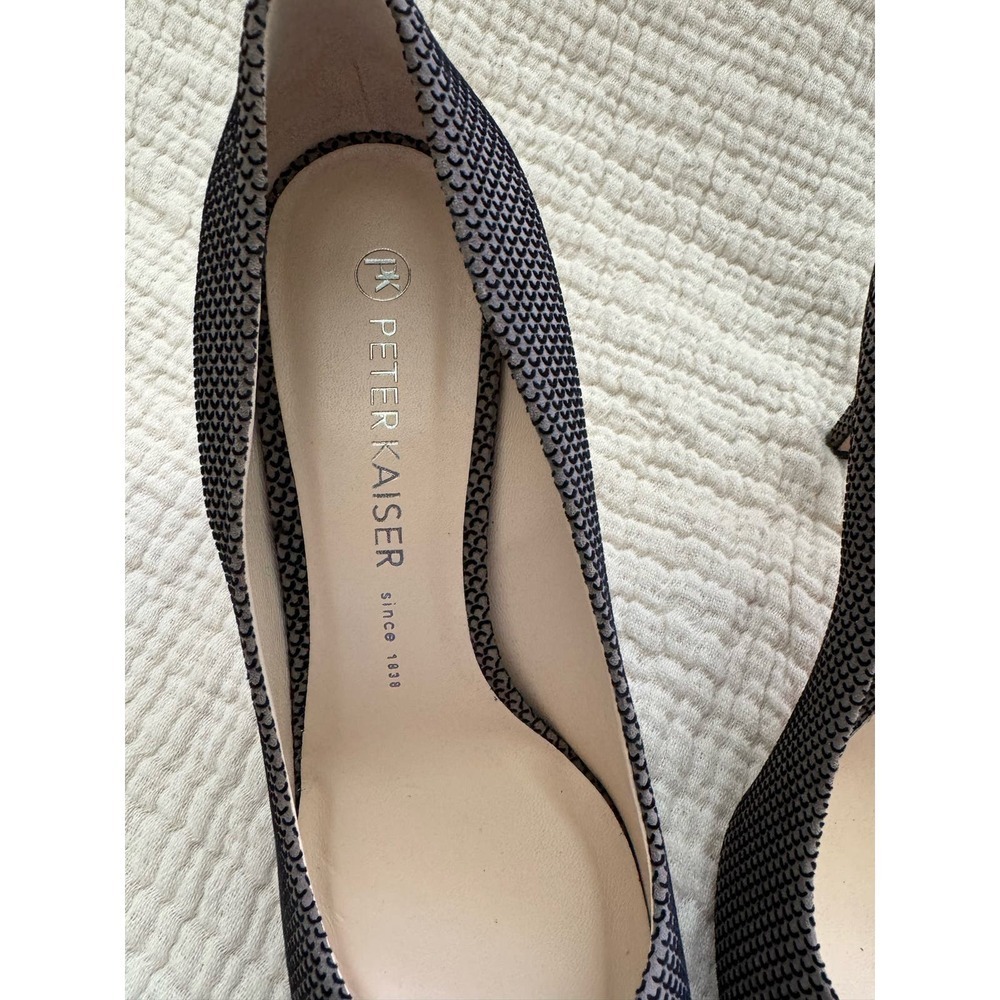 Peter Kaiser Black Patterned Heels - image 3